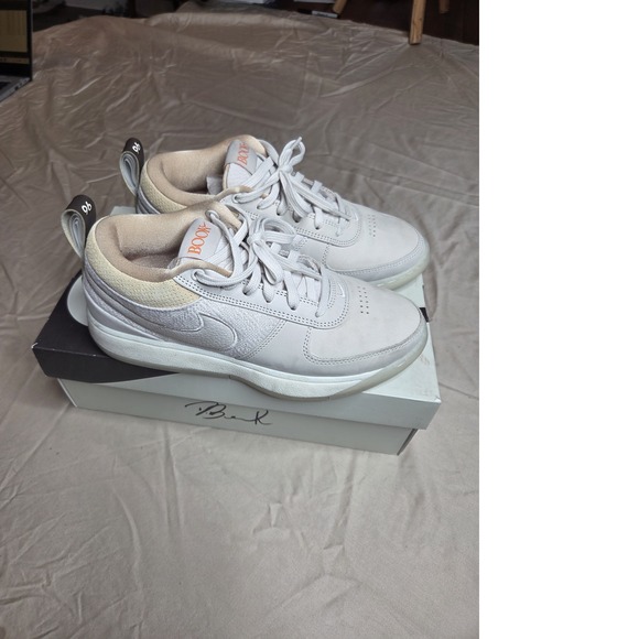 Nike Other - Nike Book 1 Chapter One White/Cream Basketball Sneakers Men's Sz 7.5
